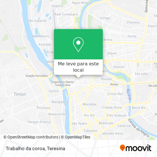 Trabalho da coroa mapa