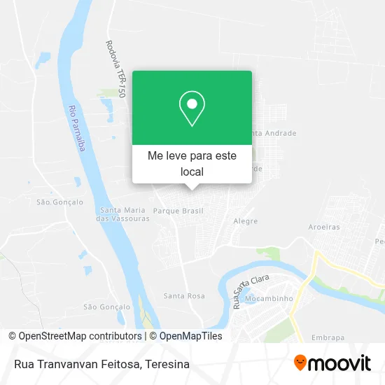 Rua Tranvanvan Feitosa mapa