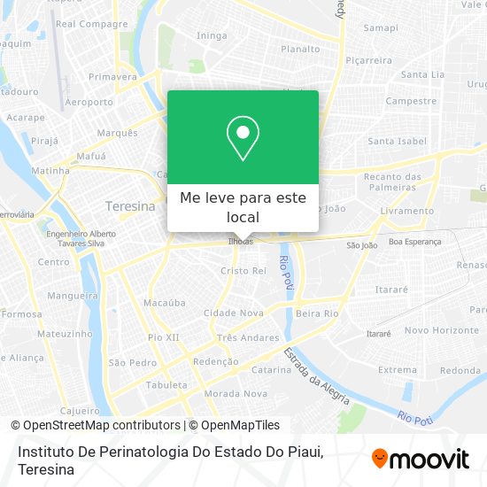 Instituto De Perinatologia Do Estado Do Piaui mapa