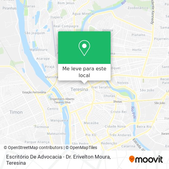 Escritório De Advocacia - Dr. Erivelton Moura mapa