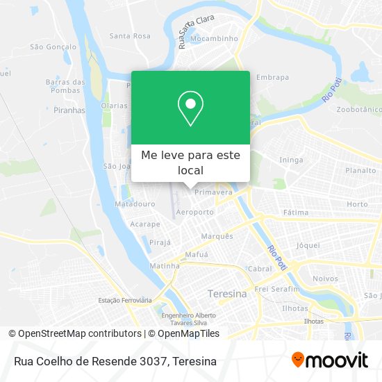 Rua Coelho de Resende 3037 mapa