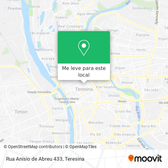 Rua Anísio de Abreu 433 mapa