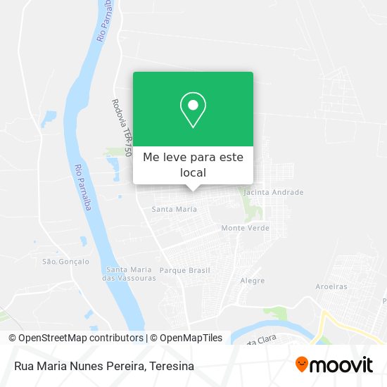 Rua Maria Nunes Pereira mapa