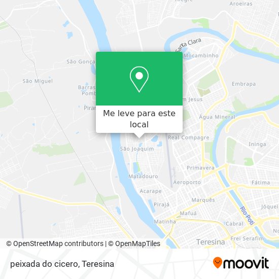 peixada do cicero mapa