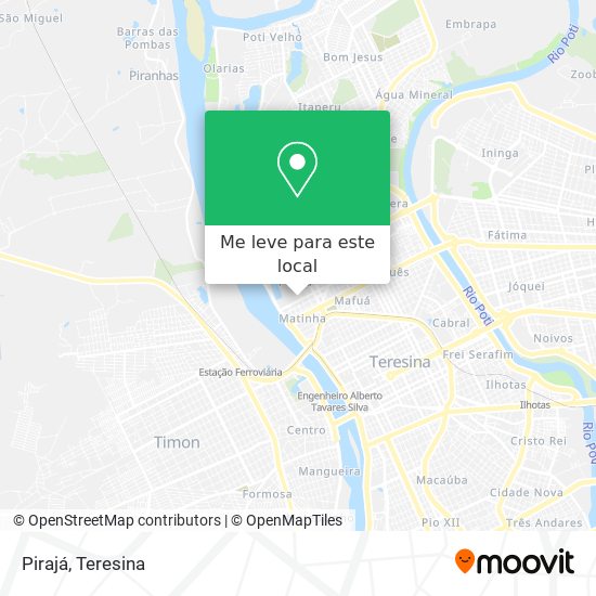 Pirajá mapa