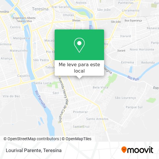 Lourival Parente mapa