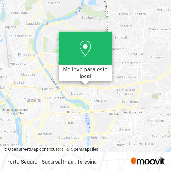 Porto Seguro - Sucursal Piauí mapa