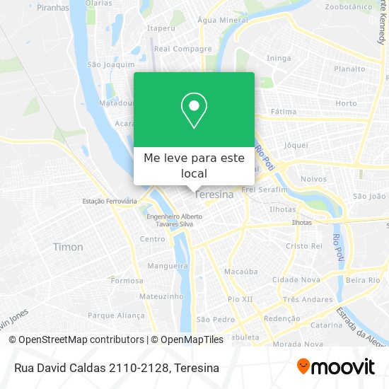 Rua David Caldas 2110-2128 mapa