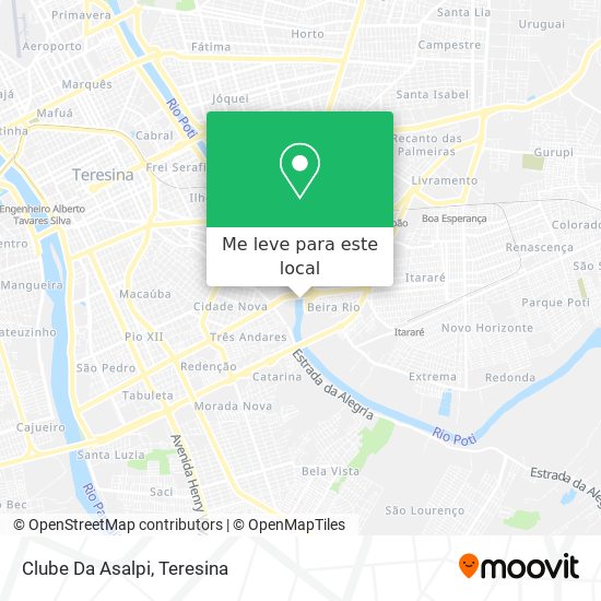 Clube Da Asalpi mapa