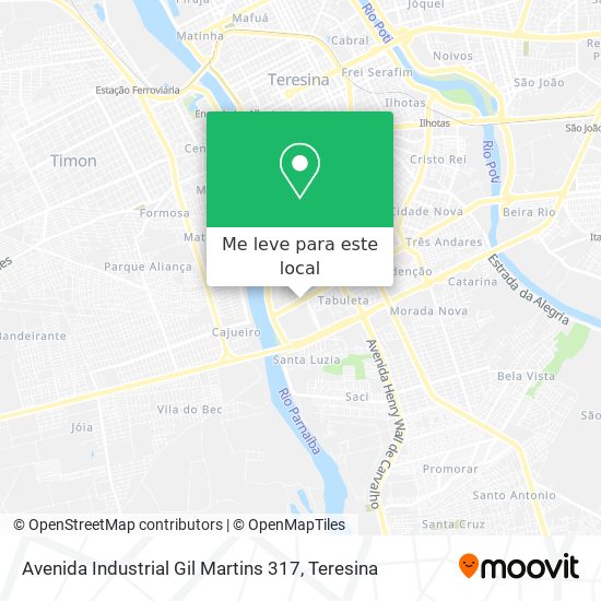 Avenida Industrial Gil Martins 317 mapa