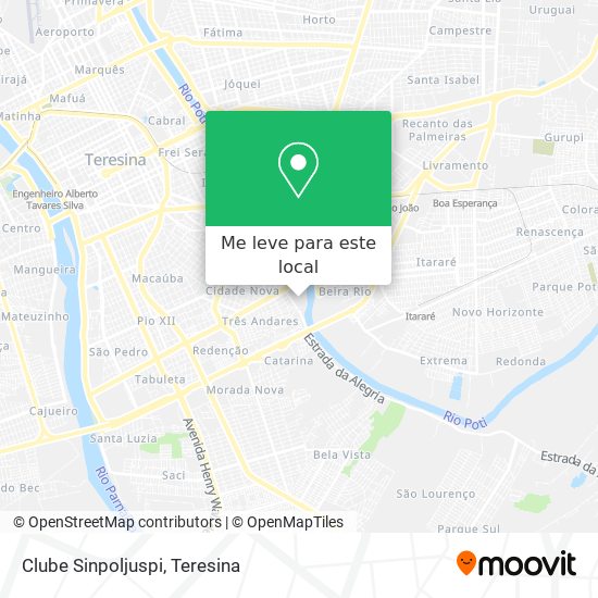 Clube Sinpoljuspi mapa