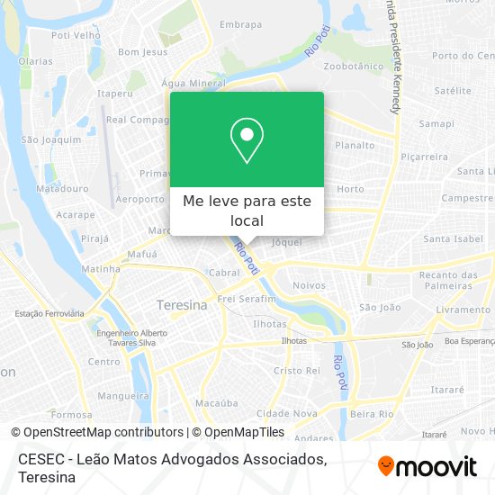 CESEC - Leão Matos Advogados Associados mapa