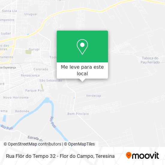 Rua Flôr do Tempo 32 - Flor do Campo mapa
