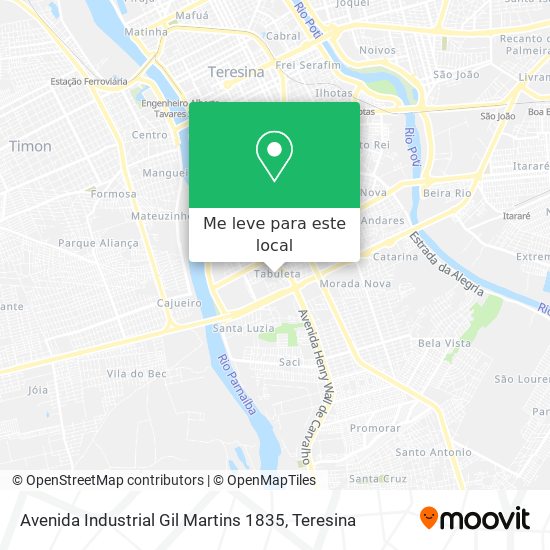 Avenida Industrial Gil Martins 1835 mapa