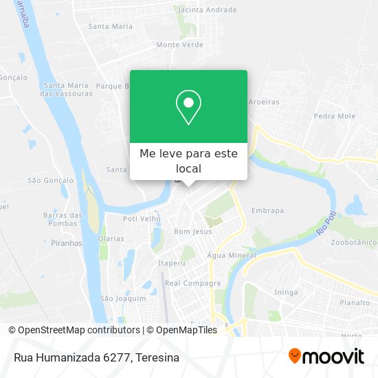 Rua Humanizada 6277 mapa