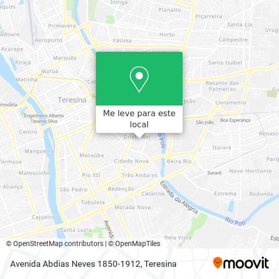 Avenida Abdias Neves 1850-1912 mapa