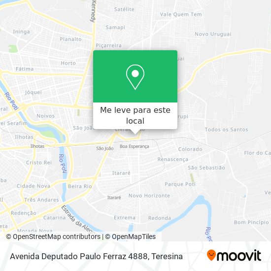 Avenida Deputado Paulo Ferraz 4888 mapa