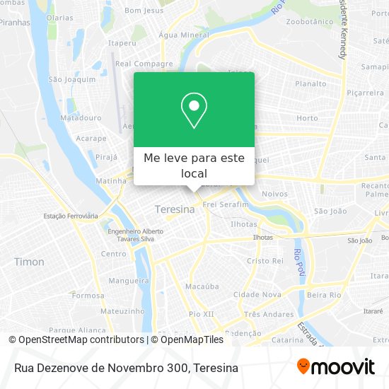 Rua Dezenove de Novembro 300 mapa