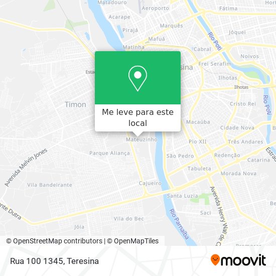 Rua 100 1345 mapa
