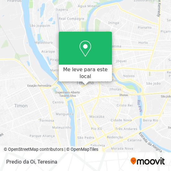 Predio da Oi mapa