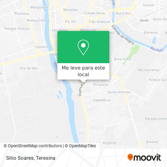 Sitio Soares mapa