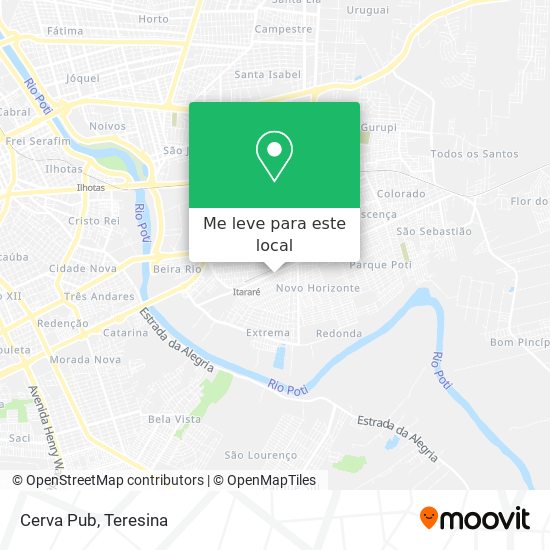 Cerva Pub mapa