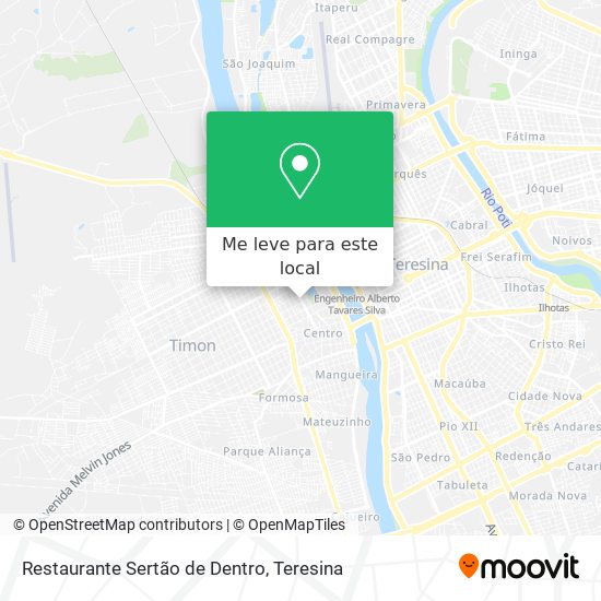 Restaurante Sertão de Dentro mapa