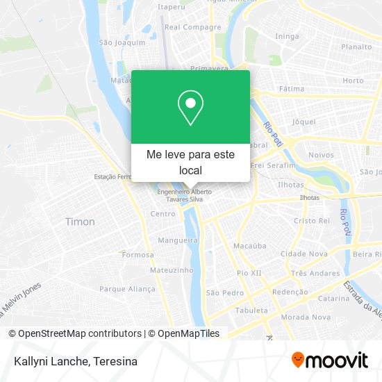 Kallyni Lanche mapa