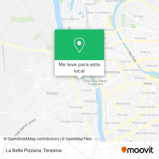La Belle Pizzaria mapa