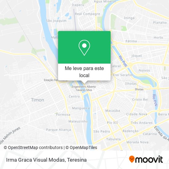 Irma Graca Visual Modas mapa