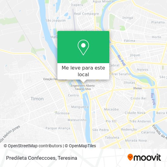 Predileta Confeccoes mapa