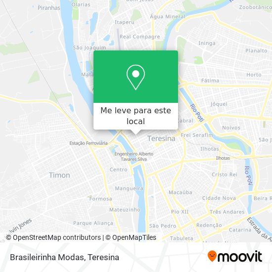 Brasileirinha Modas mapa