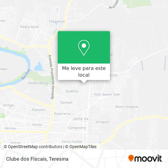 Clube dos Fiscais mapa