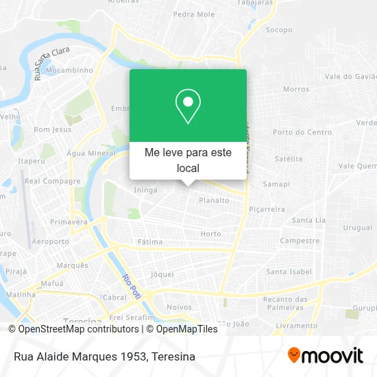 Rua Alaide Marques 1953 mapa