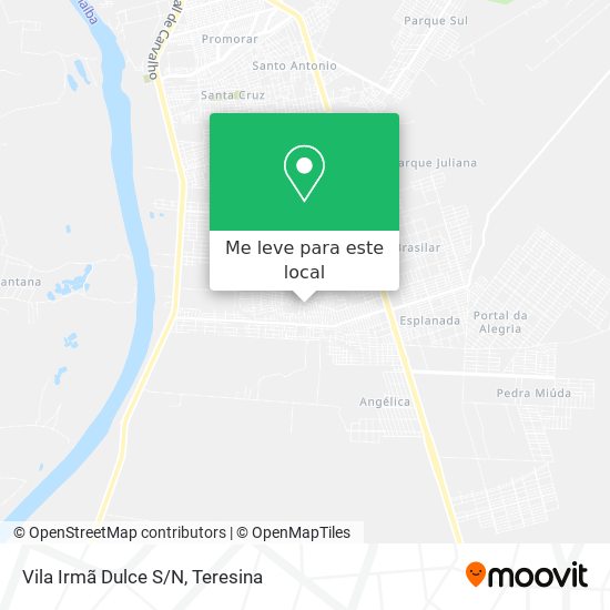 Vila Irmã Dulce S/N mapa