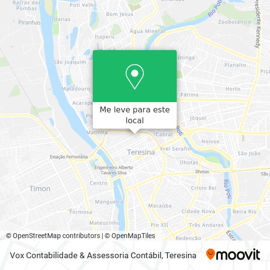 Vox Contabilidade & Assessoria Contábil mapa