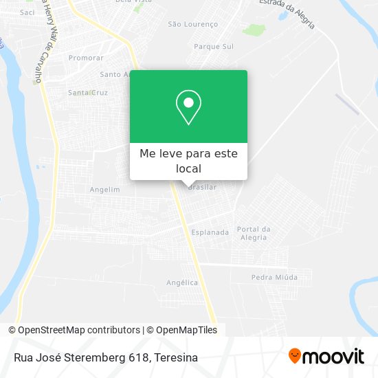 Rua José Steremberg 618 mapa