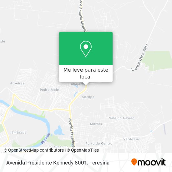 Avenida Presidente Kennedy 8001 mapa