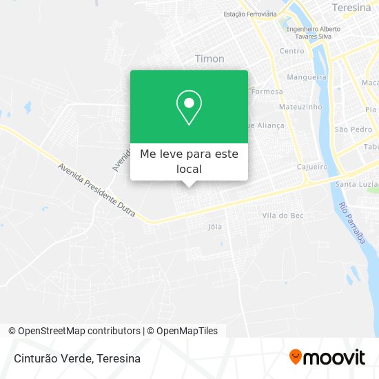 Cinturão Verde mapa