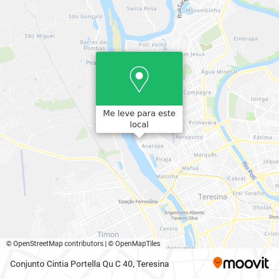 Conjunto Cintia Portella Qu C 40 mapa