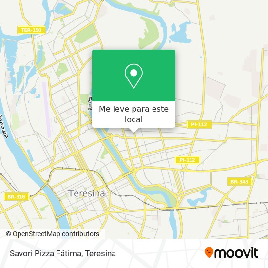 Savori Pizza Fátima mapa