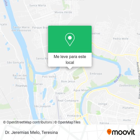 Dr. Jeremias Melo mapa