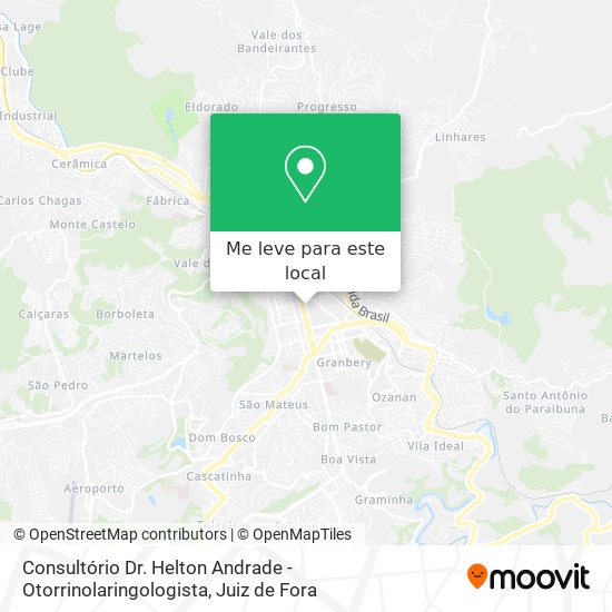 Consultório Dr. Helton Andrade - Otorrinolaringologista mapa