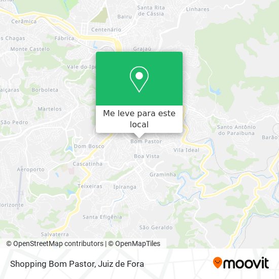 Shopping Bom Pastor mapa