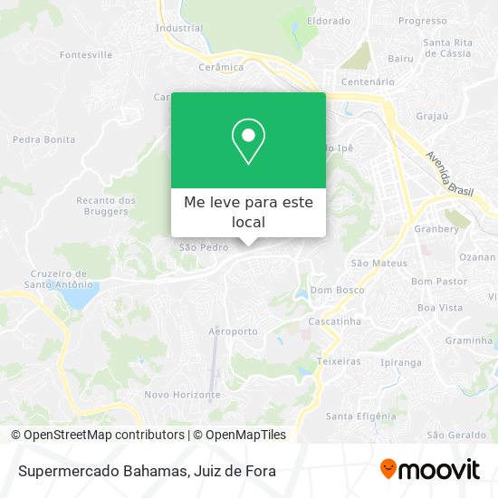 Supermercado Bahamas mapa