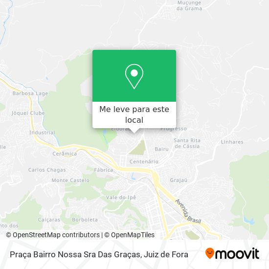 Praça Bairro Nossa Sra Das Graças mapa
