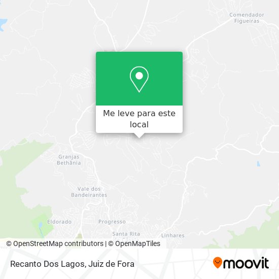 Recanto Dos Lagos mapa
