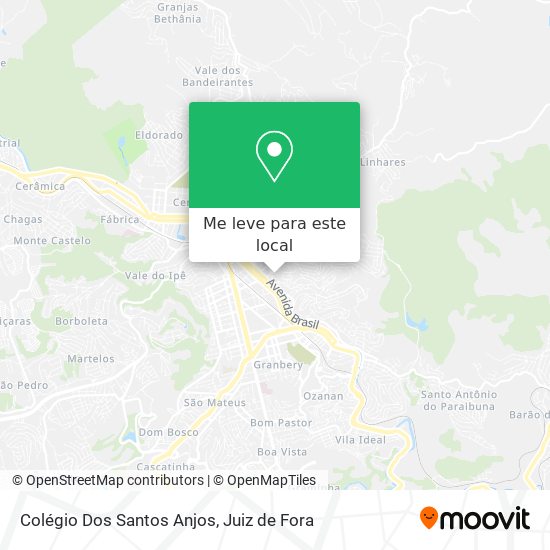 Colégio Dos Santos Anjos mapa