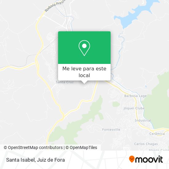 Santa Isabel mapa