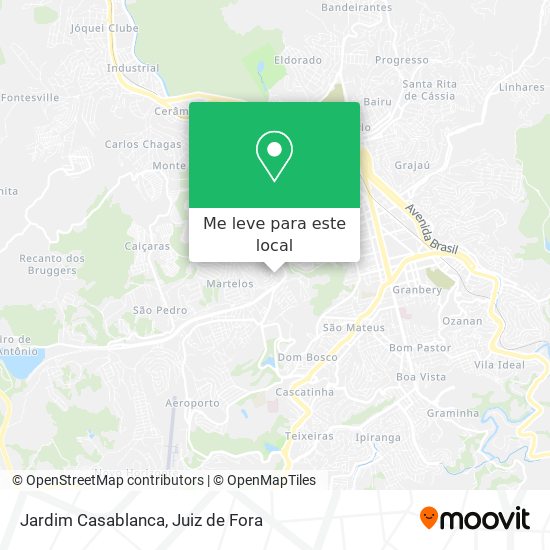Jardim Casablanca mapa